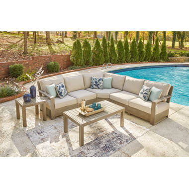 Beachcroft 3 piece discount outdoor patio sectional